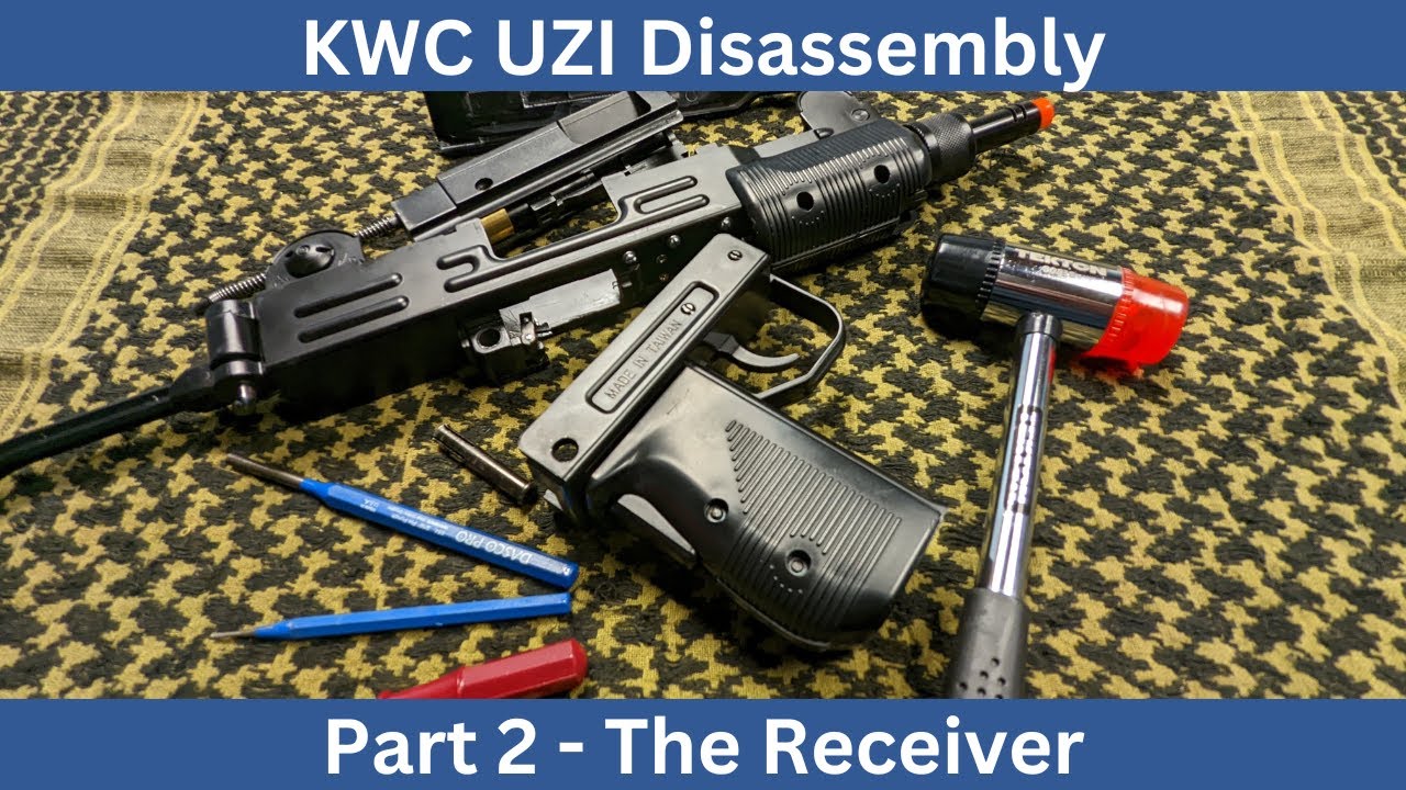 KWC UZI Disassembly Part 2 - The Receiver [Airsoft]