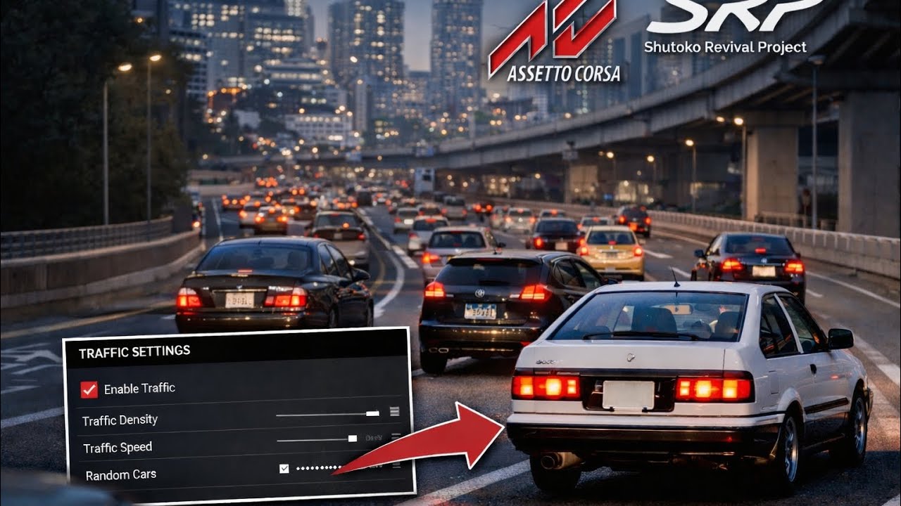 ASSETTO CORSA: SRP Traffic ohne Server! (Tutorial)
