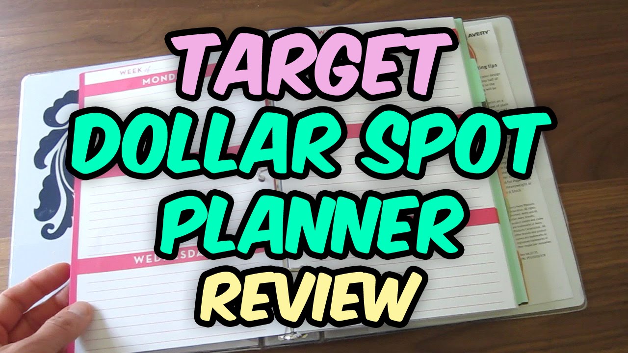Target Dollar Spot Planner Review and Erin Condren Comparison