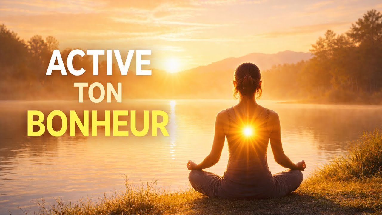 ACTIVE TON BONHEUR ☀️ Méditation Guidée | Fréquence 528 Hz – Joie intérieure & énergie positive