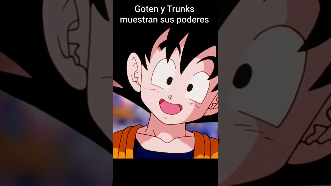 Goten y Trunks muestran sus poderes #dragonball #goten #trunks #kamehameha #DBZ #hd #dragonballz