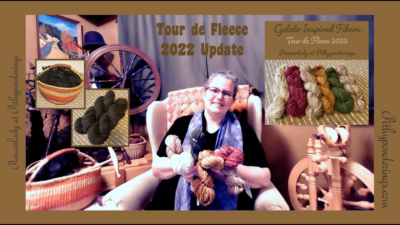 Tour de Fleece 2022 - Update: Yummy Inspiration / Spinning Woolen