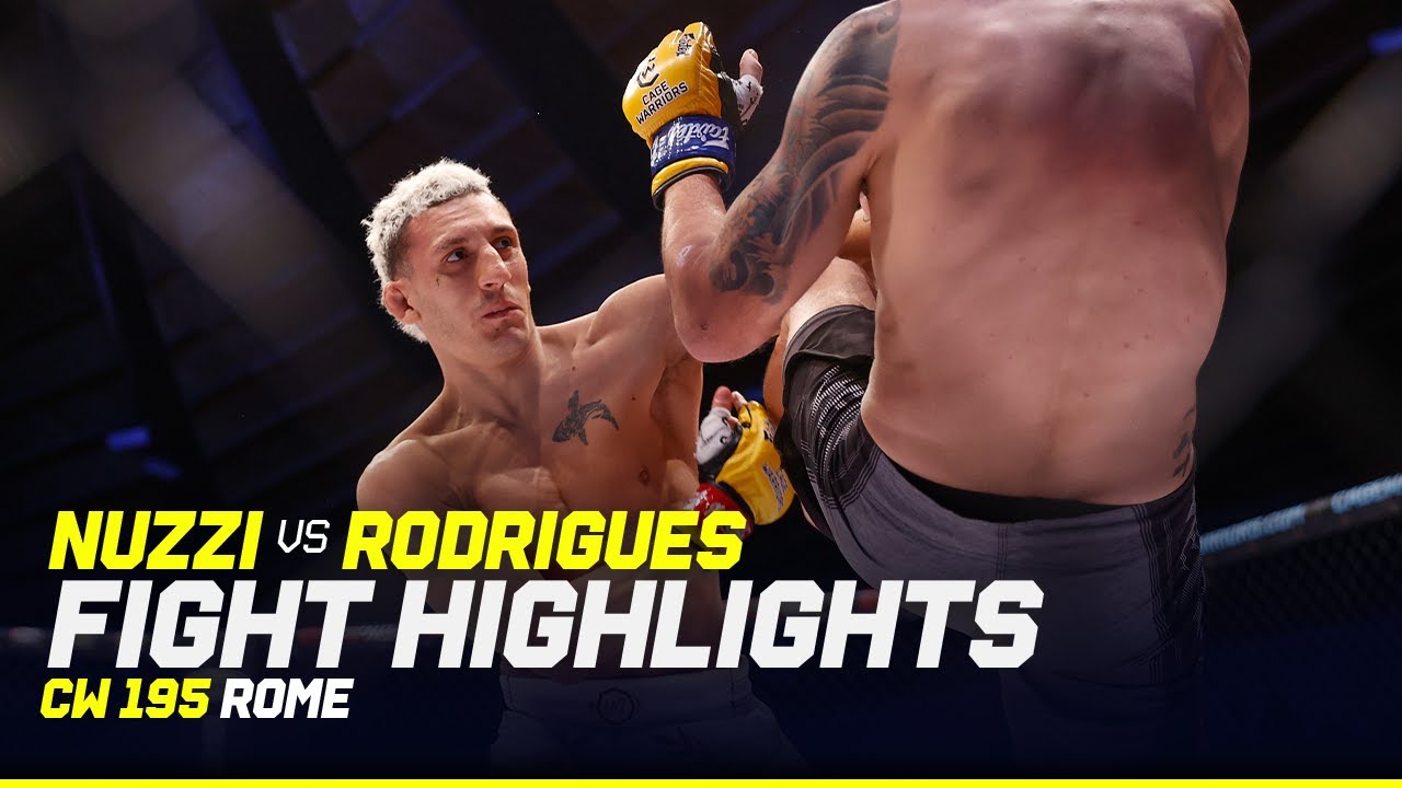 CRAZY TKO FINISH 🤯| Francesco Nuzzi vs. Lucas Rodrigues | CW 195 Rome FIGHT HIGHLIGHTS