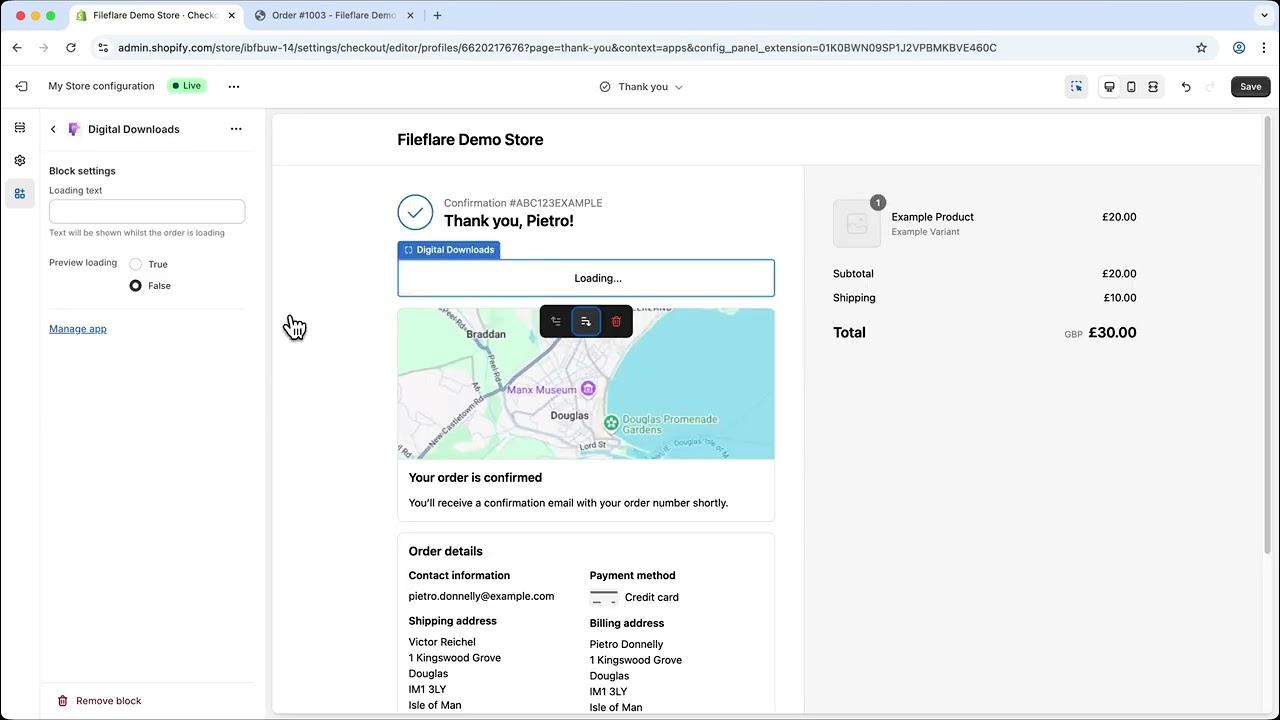 Deliver Digital Products on Shopify's Thank You & Order Status Pages