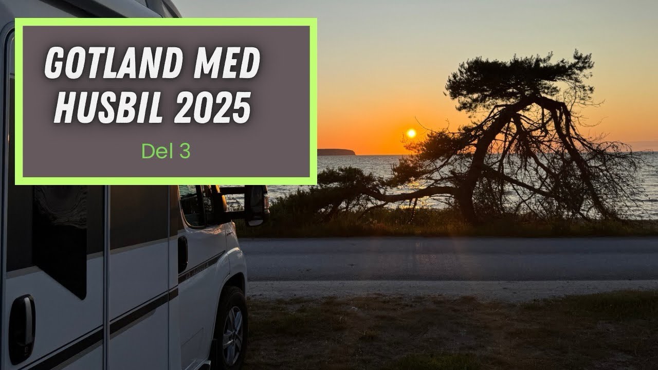 Gotland del 3 2025- Hoburgsgrubben, Högklinten och bästa fricampingen vid Erstakusten 