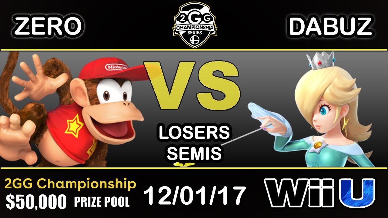 2GGC - TSM | Zero (Diddy Kong) Vs. Dabuz (Rosalina) - Losers Semis
