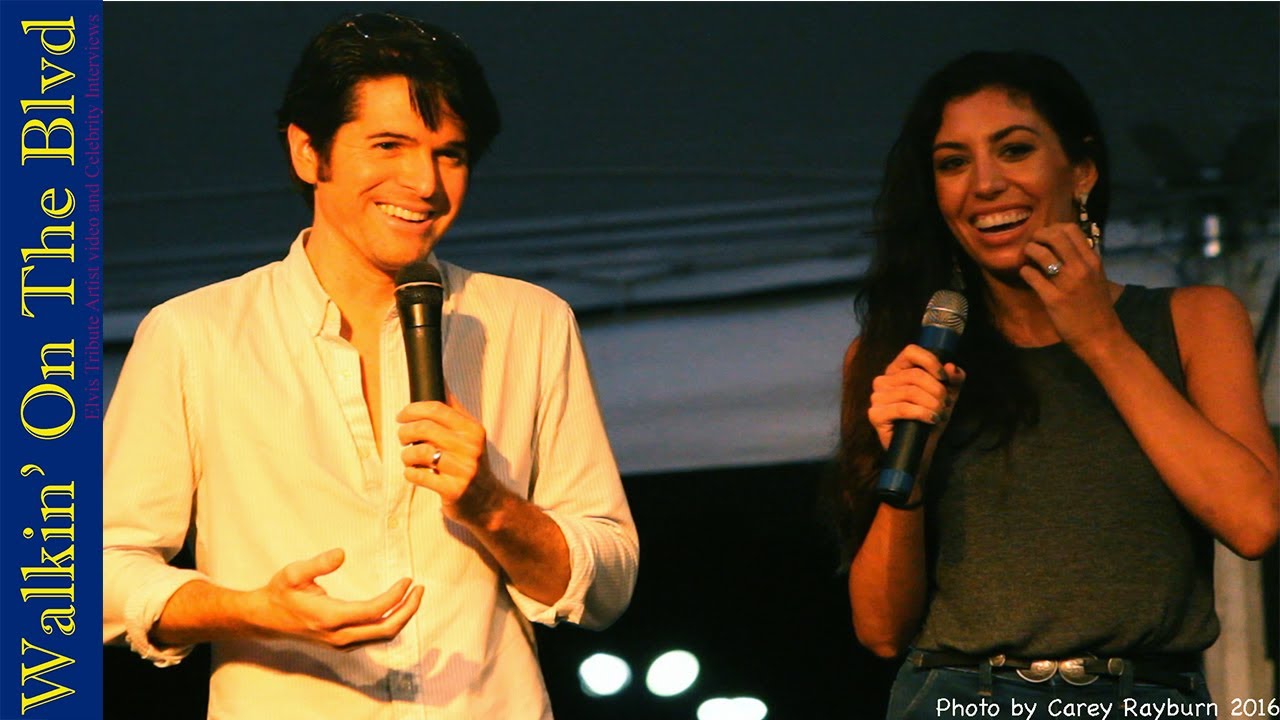 Dean Z Elvis and Stephanie Z sing 'Let It Be Me' Elvis Week 2016