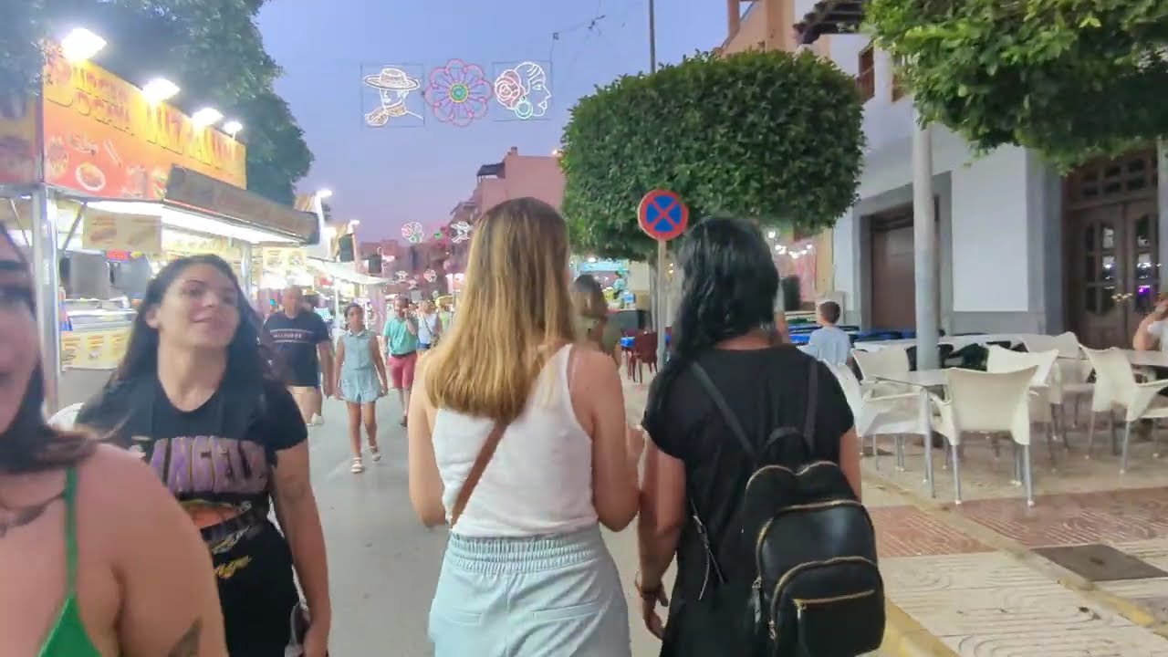Festival at Roquetas de Mar, Almeria (Spain walking tour 2024)