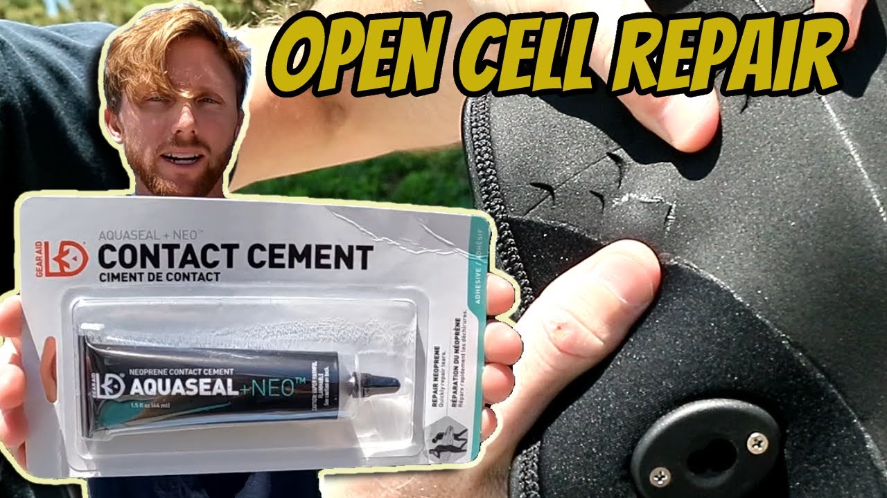 HOW TO REPAIR your OPEN CELL wetsuit!