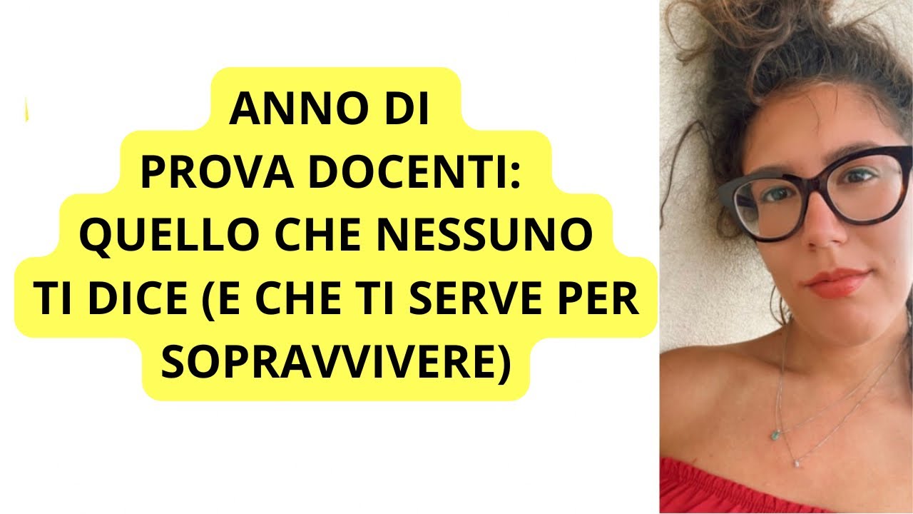 ANNO DI PROVA: COSA DEVI SAPERE PER SOPRAVVIVERE?!