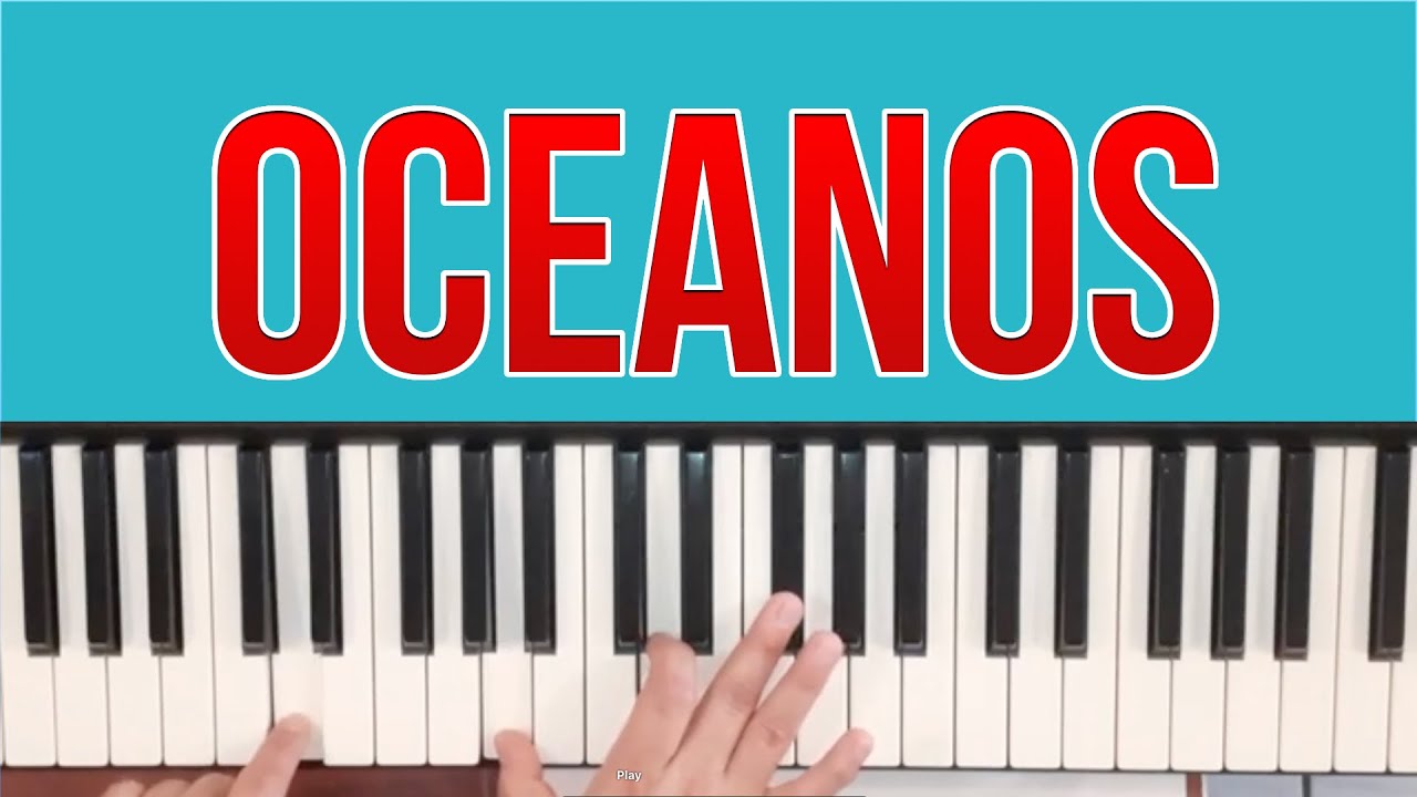 OCEANOS | EVAN CRAFT | PIANO TUTORIAL | ACORDES | FACIL