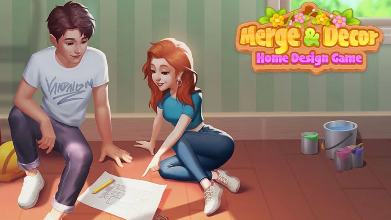 Merge & Decor-Home Design Game (Gameplay Android)