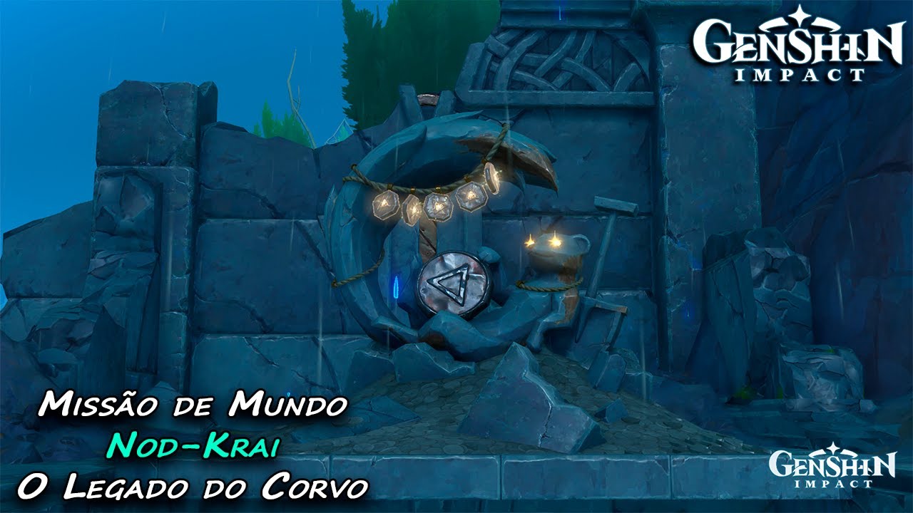 Missão de Mundo - Nod Krai - Jardim da Bruxa - O Legado do Corvo #genshinimpact