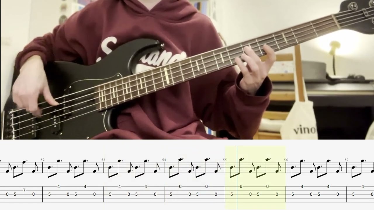 Mermaid Smiled - XTC [ BASS COVER + TRANSCRIPTION ]