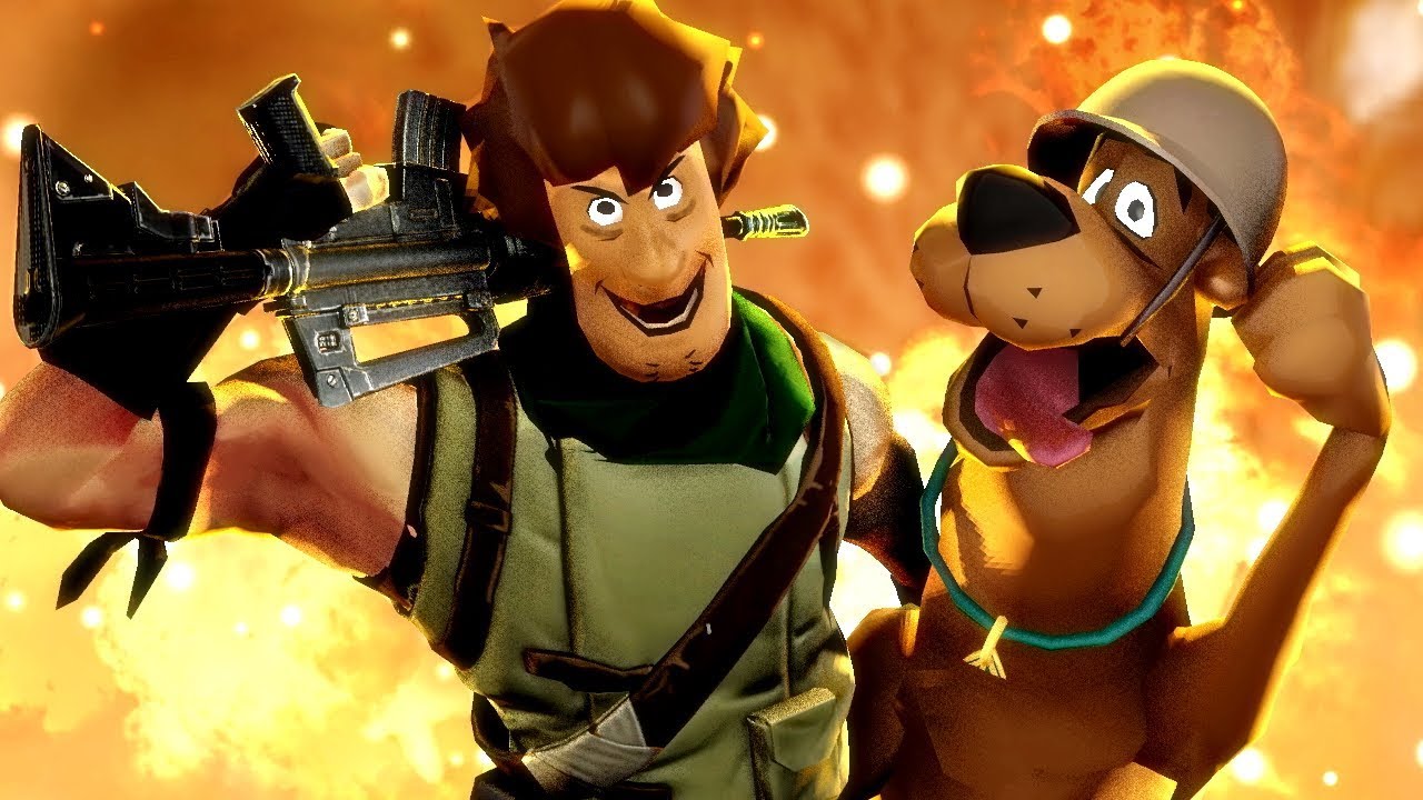 SHAGGY Y SCOOBY VAN A LA GUERRA
