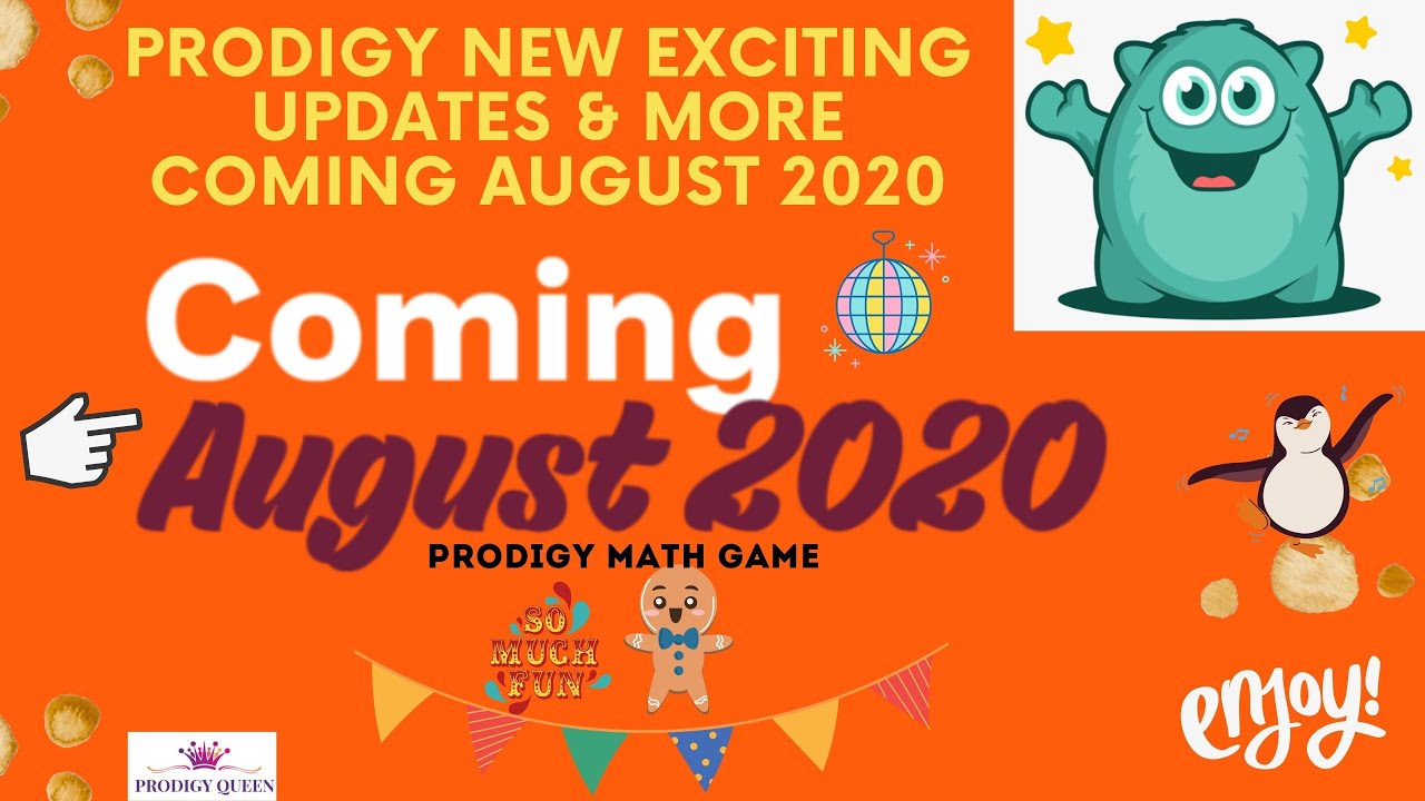 Prodigy Math Game | Prodigy NEW UPDATE & MORE COMING AUGUST 2020.. *MUST WATCH..!!!