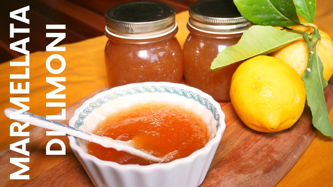 AVETE MAI FATTO QUESTA MARMELLATA | MARMELLATA DI LIMONI BIOLOGICI | RICETTA FACILE E VELOCE