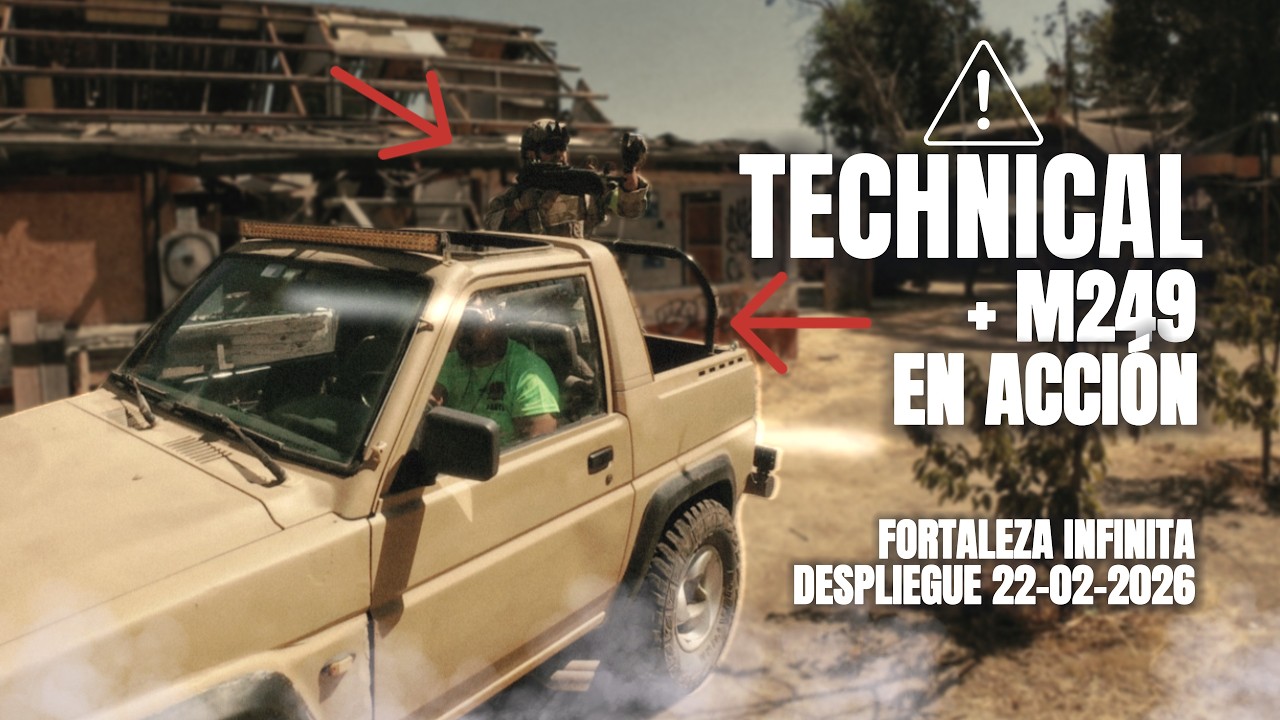 ¡EL TECHNICAL CAMBIÓ TODO EL JUEGO! Airsoft intenso en Fortaleza Infinita Chile