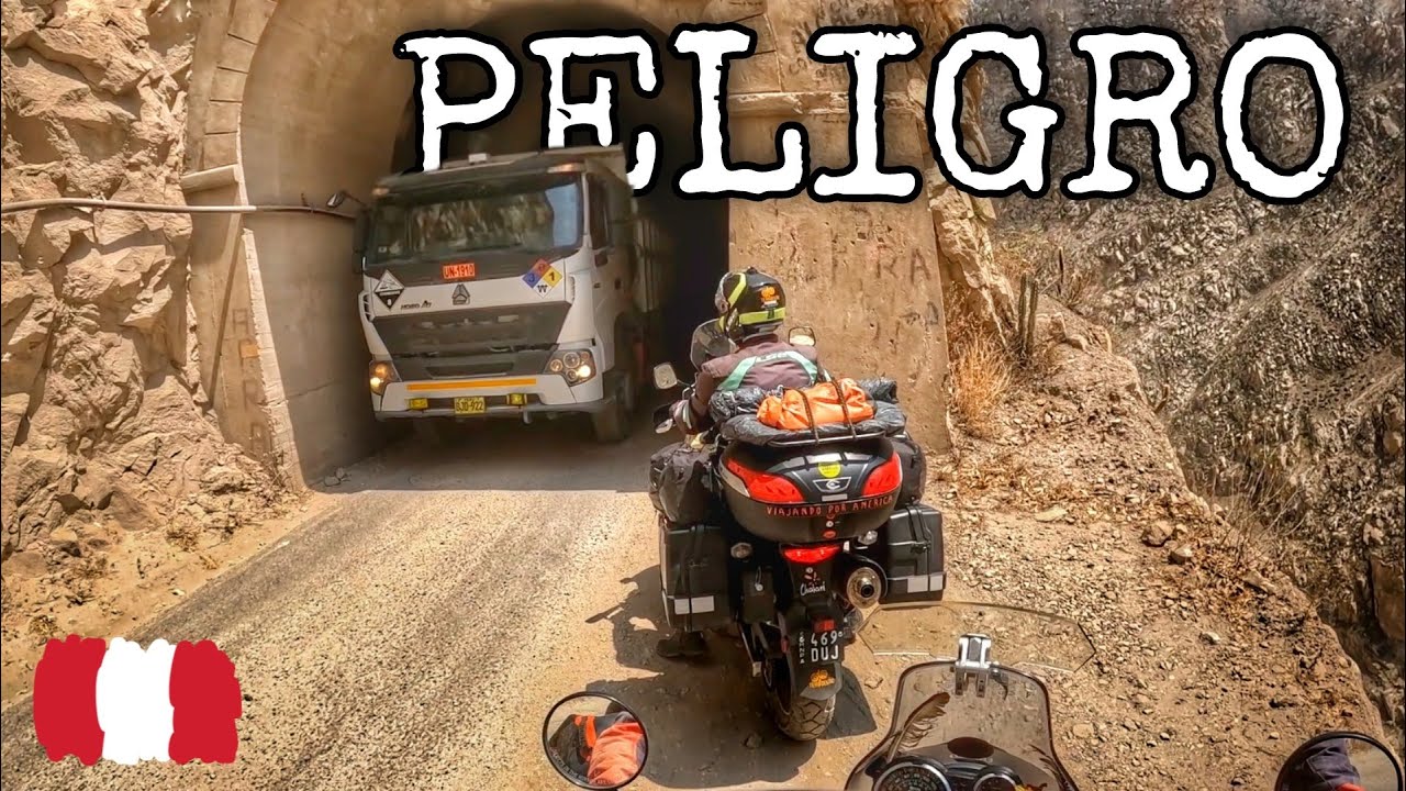 RECORREMOS en MOTO la ruta más PELIGROSA y MORTAL de Perú Cañón del Pato / E.84 AMERICA en MOTO