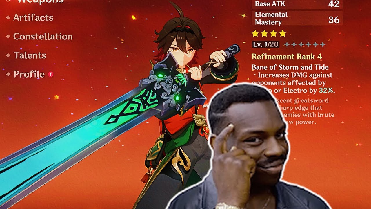 0.000001 Sec after getting GAMING  - Genshin Impact