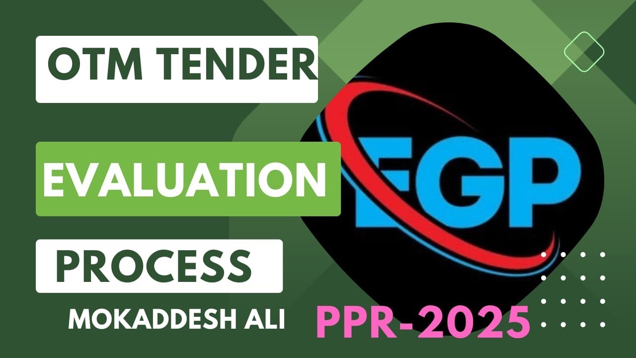 OTM Tender Evaluation Process PPR-2025