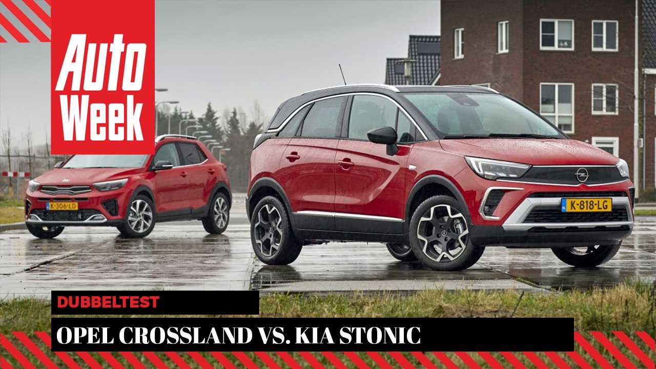 Opel Crossland vs. Kia Stonic - AutoWeek Dubbeltest - English subtitles