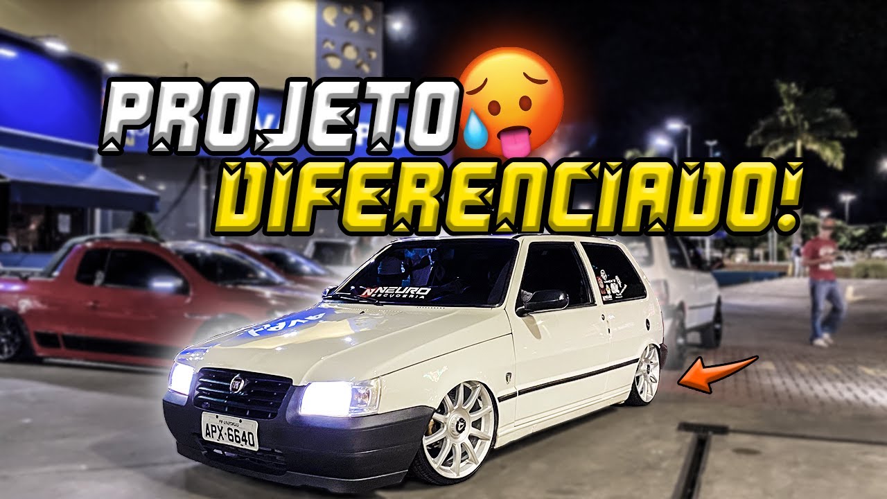 FIAT UNO REBAIXADO NAS DAIMLER ARO 17
