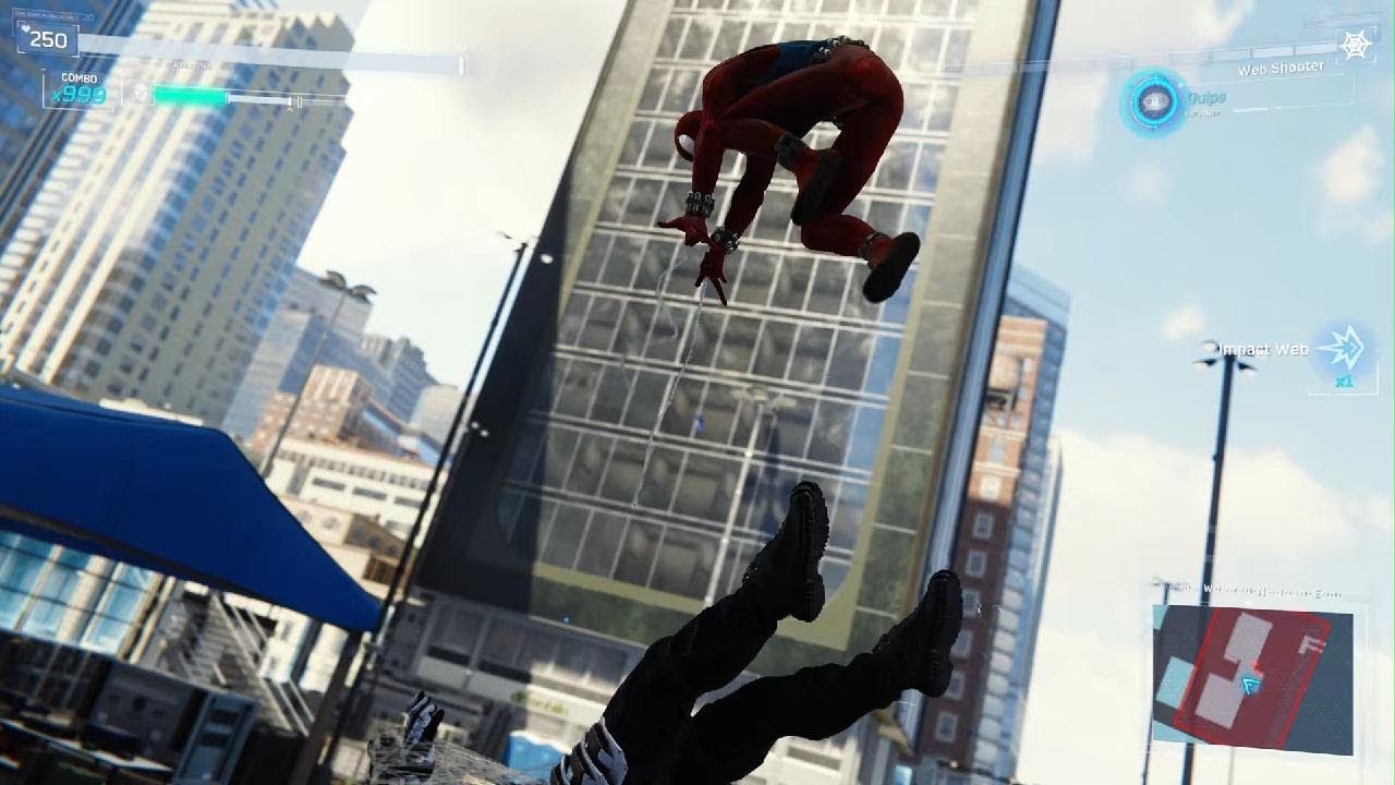 Spiderman remastered max combo x999 ultimate difficulty sable outpost