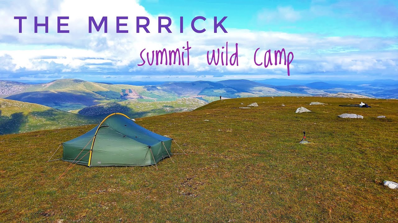 Scotland wild camp |  The Merrick |  Galloway
