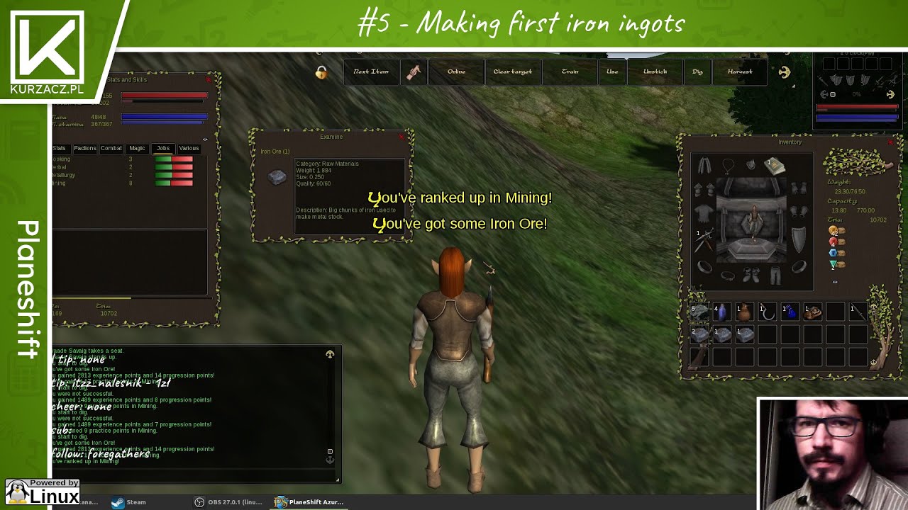 [EN] PlaneShift #5 - Making first iron ingots