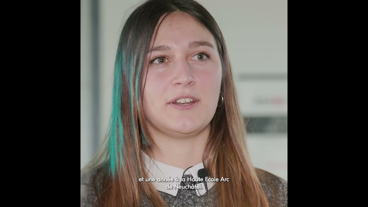 Forme ton avenir à la HE-Arc Ingénierie ! Mélodie Kessler (IMA Automation)