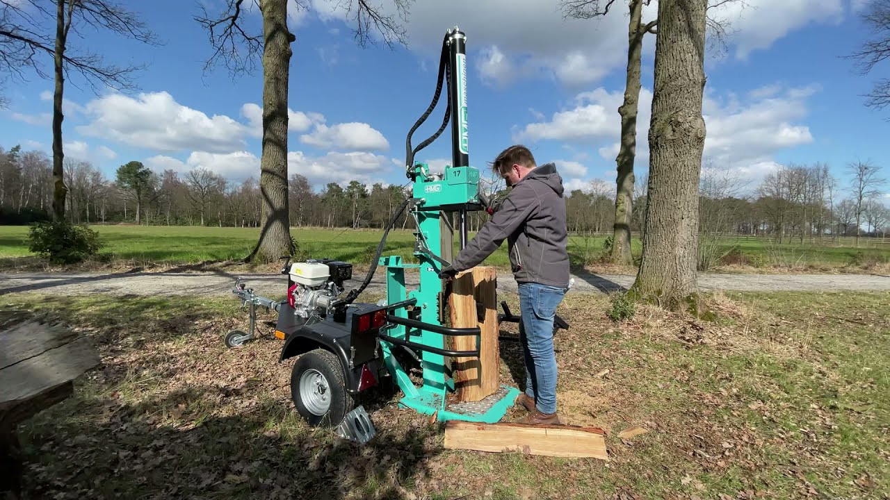 ETRAMO HMG Houtkliefmachine 17 Ton / Fendeuse de bûches 17Ton