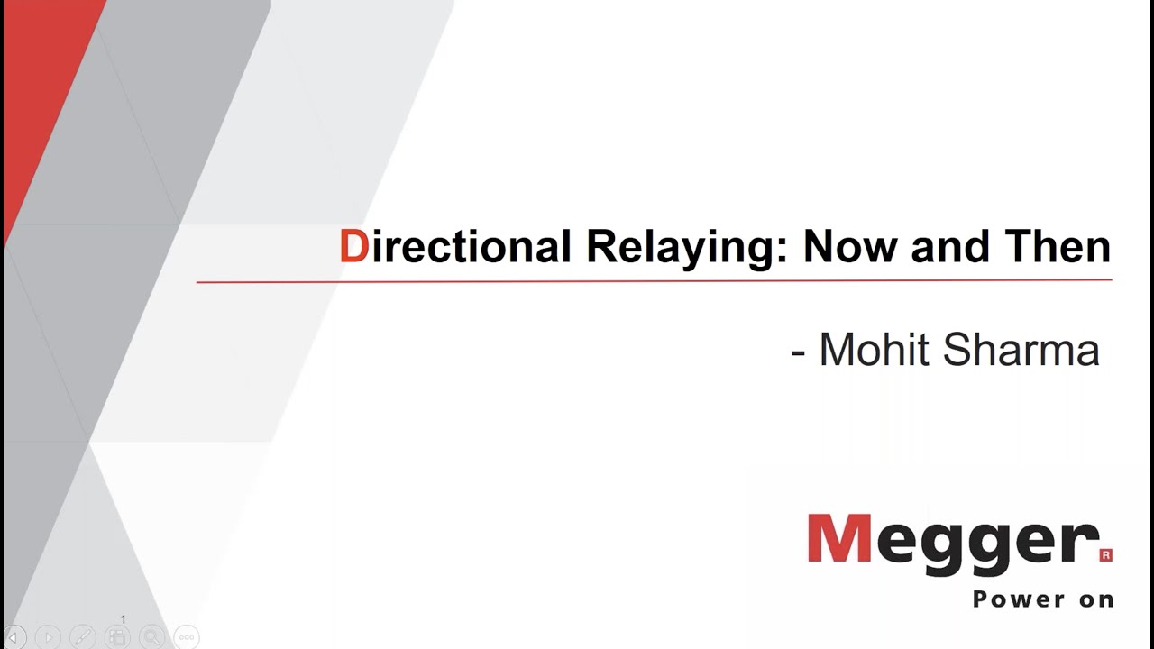 Directional Overcurrent Relaying  Now and Then
