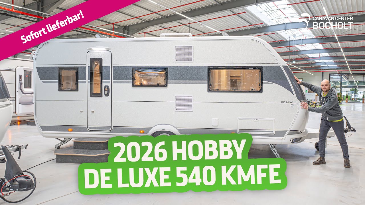 JETZT NEU✨ 2026 Hobby De Luxe 540 KMFe | Caravan | Große Roomtour - Caravan Center Bocholt