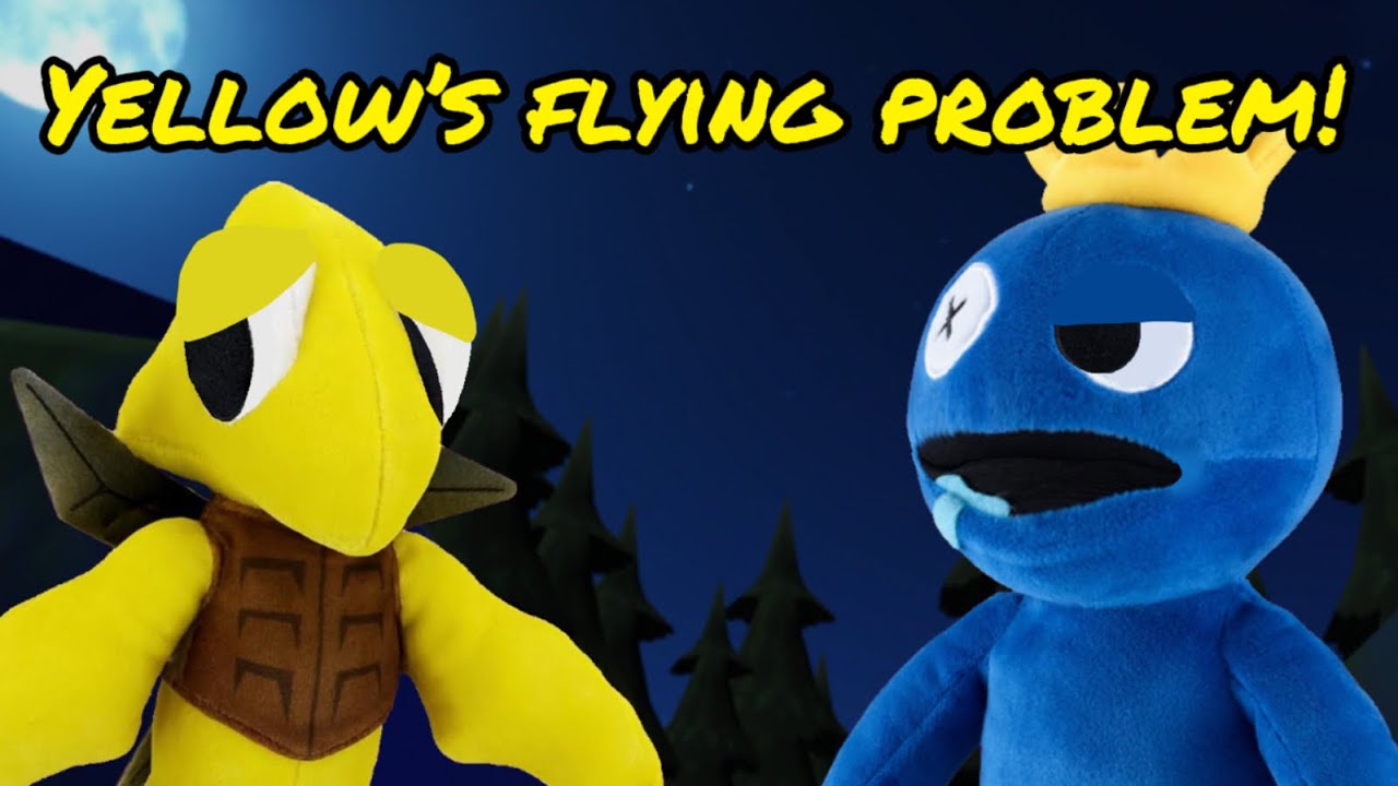 Проблемы с полётом у Жёлтой! | Серия плюшевых игрушек «Радужные друзья», эпизод 27