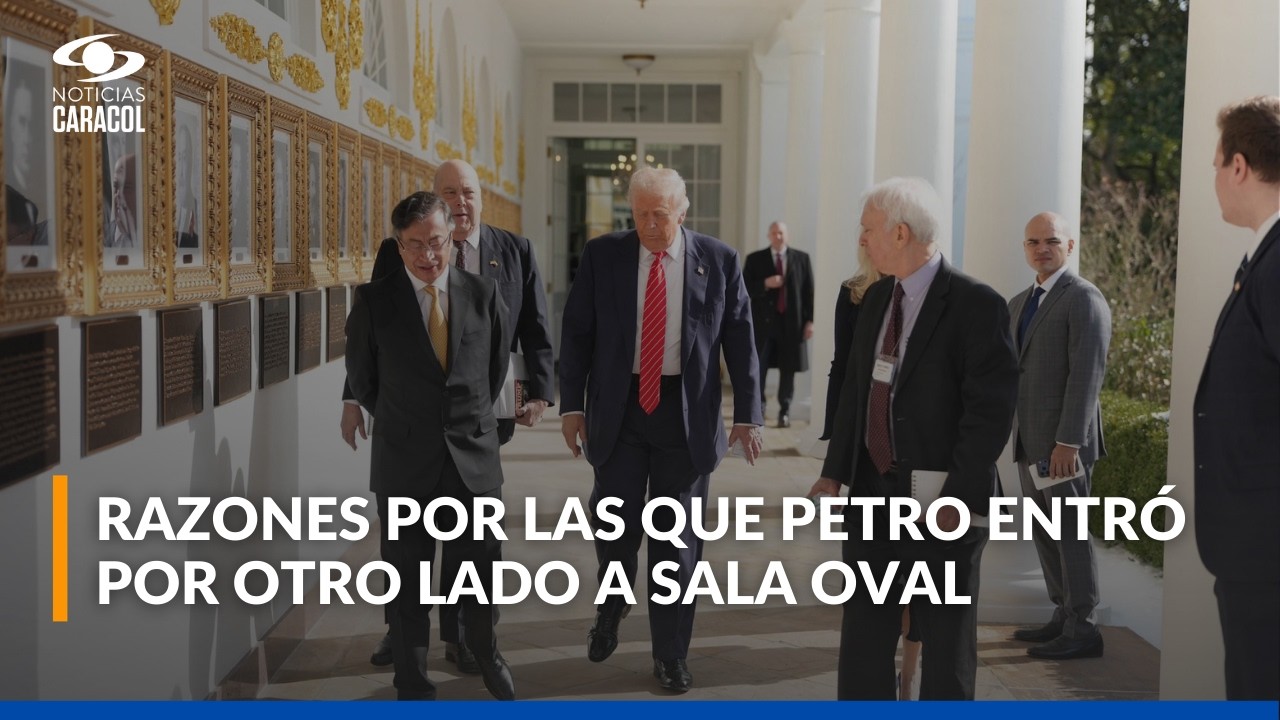 ¿Por qué el presidente Petro no ingresó por el ala oeste a la Casa Blanca para reunión con Trump?