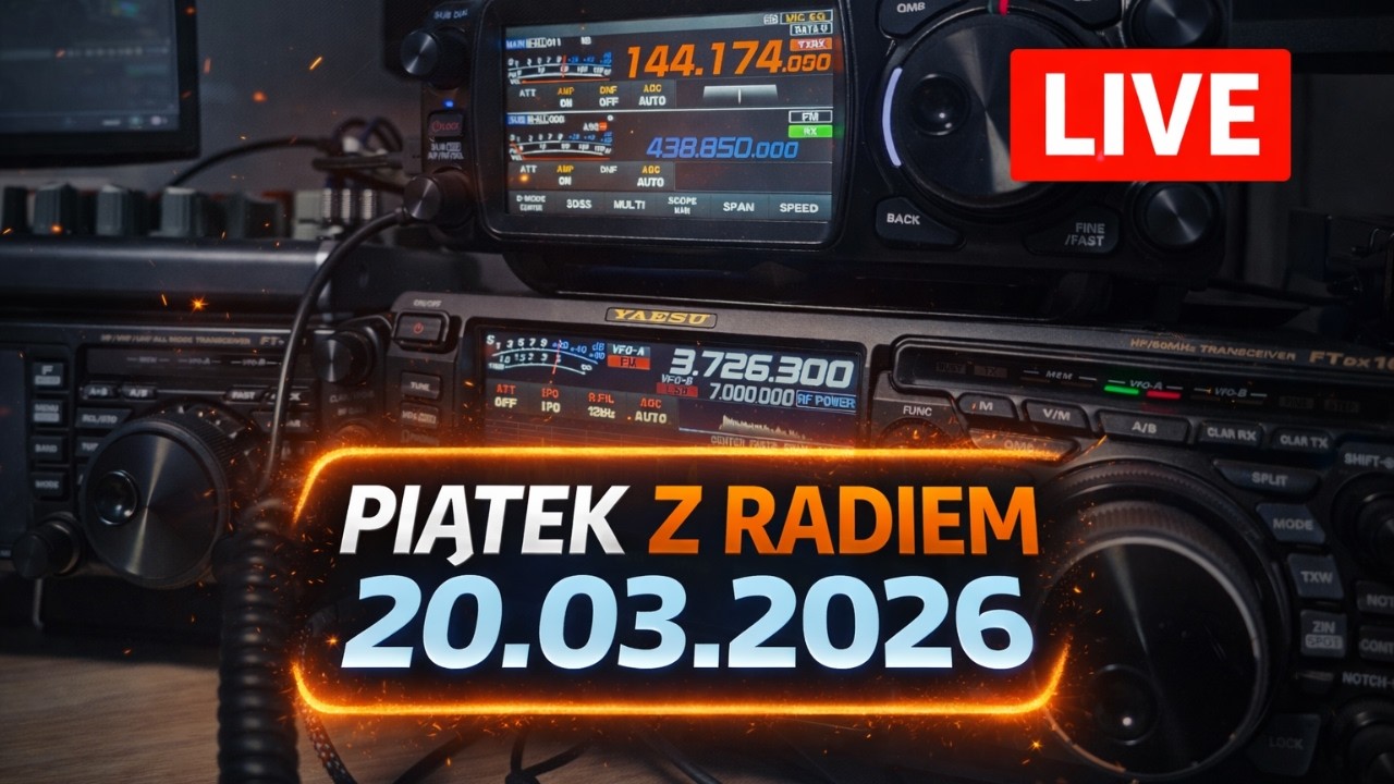 PIĄTEK Z RADIEM LIVE #117 🔴 | 20 Marca 2026 21:30 Zapraszam