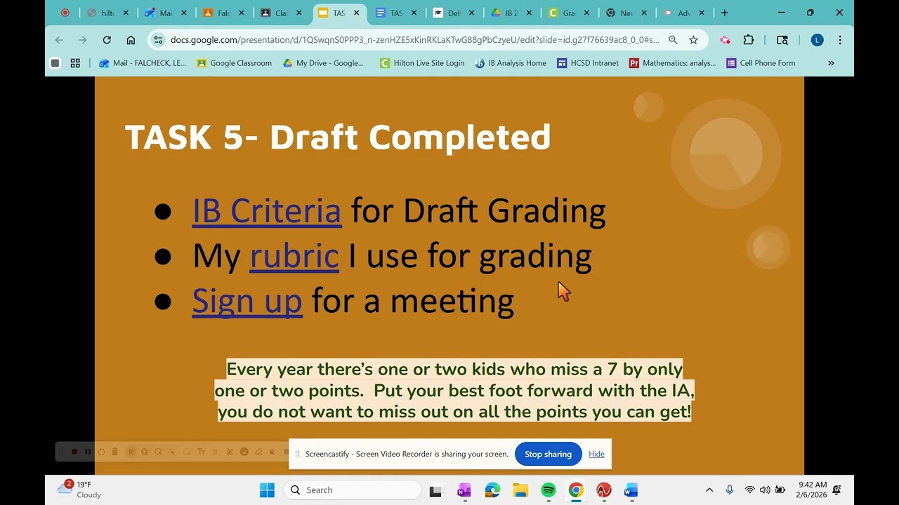 Advisement Draft Submission Instructions