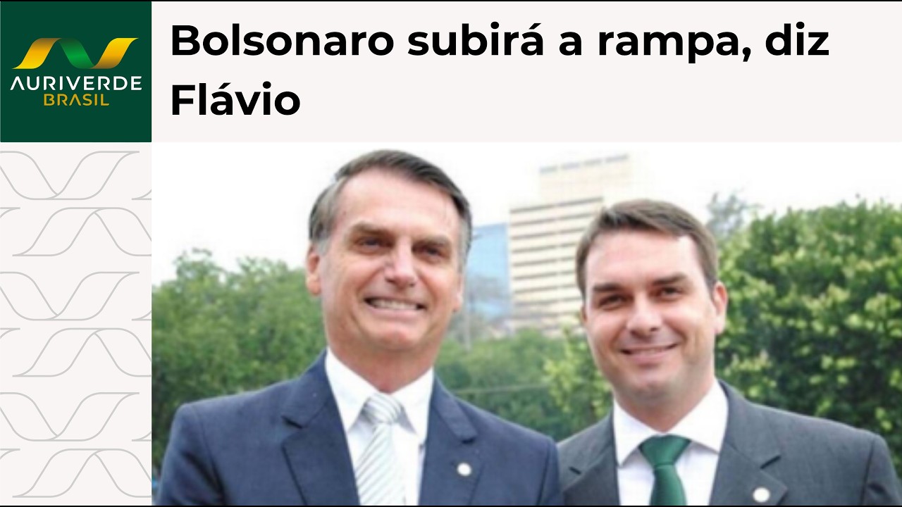 Bolsonaro subirá a rampa do Planalto em janeiro de 2027, diz Flávio
