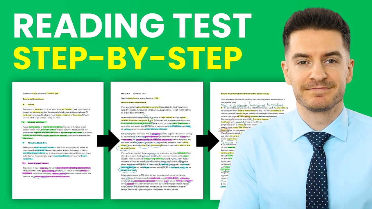IELTS General Training Reading Full Practice Test (Sections 1–3 with Strategies & Answers)