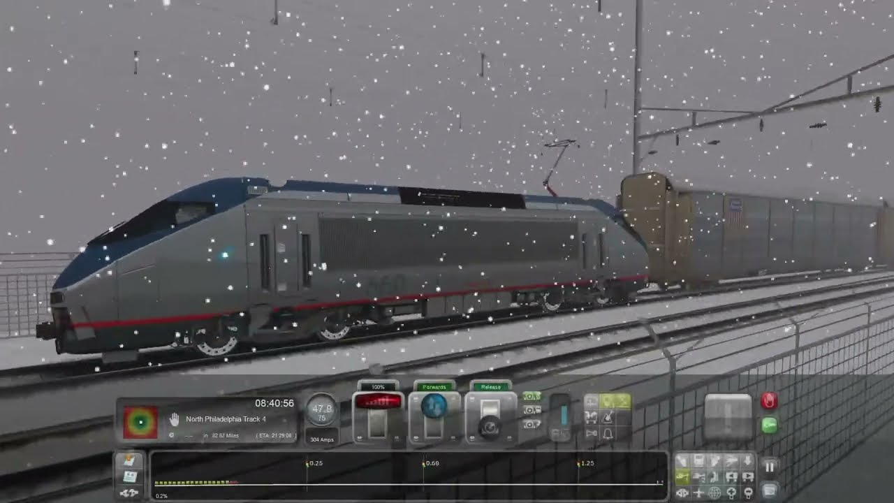 Train Sim classic Alstom HH8 Car Hauler, broadcast from Boosteroid, 2026.01.17