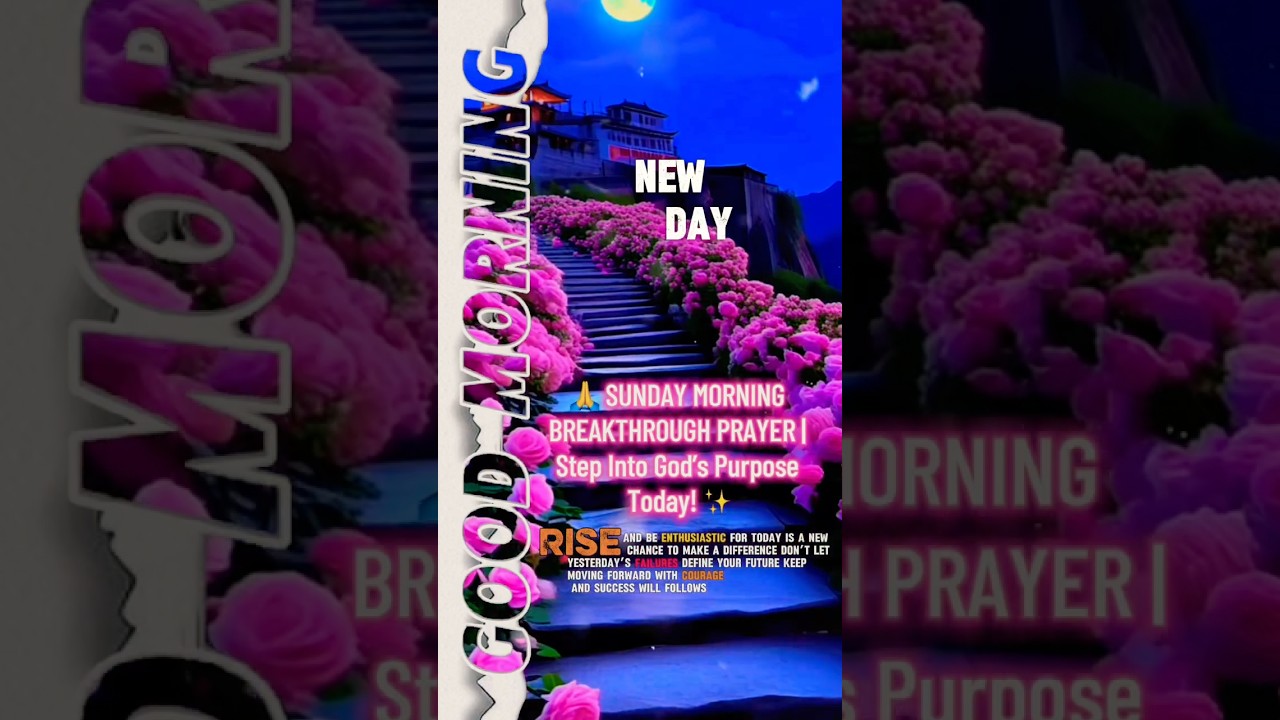 SUNDAY MORNING PROPHETIC PRAYER 🙏 | God Is Giving You Another Chance Today! Start Fresh With Faith
