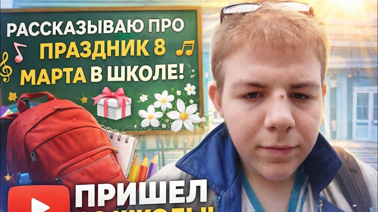 Рассказ после школы, концерт на 8 марта как что было!.