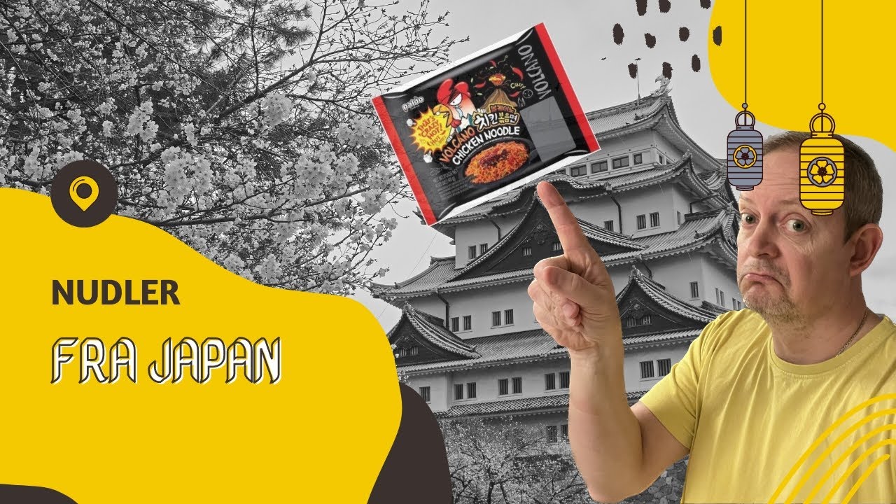 Vi smager p&aring; japanske/Thailandske nudler med forskellige smage #food