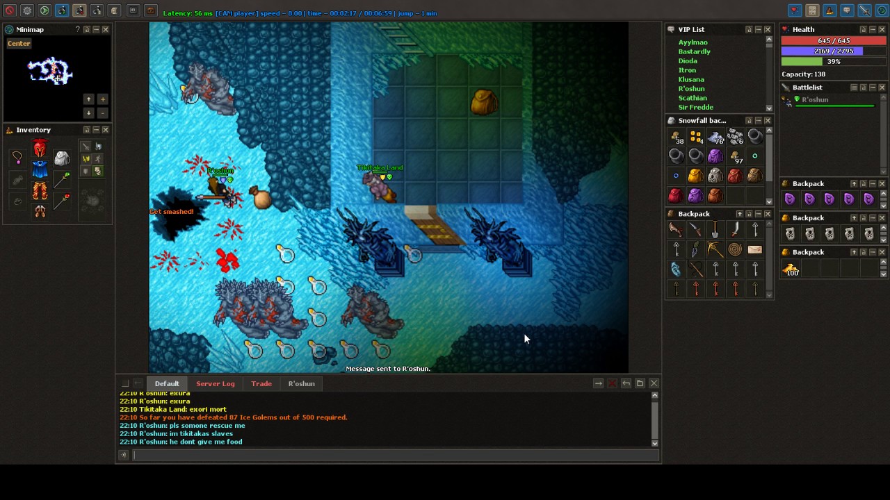 Ice Golem Task for poor Guys :P