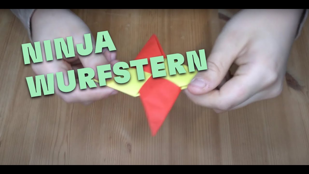 Origami Ninja Wurfstern | Stern basteln