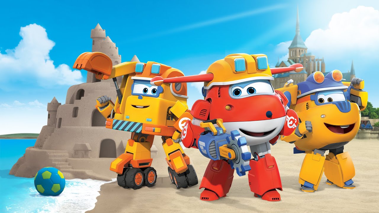 [Эпизоды Superwings s3 team] Build Team | Экскаватор | Кран | Тяжелая техника