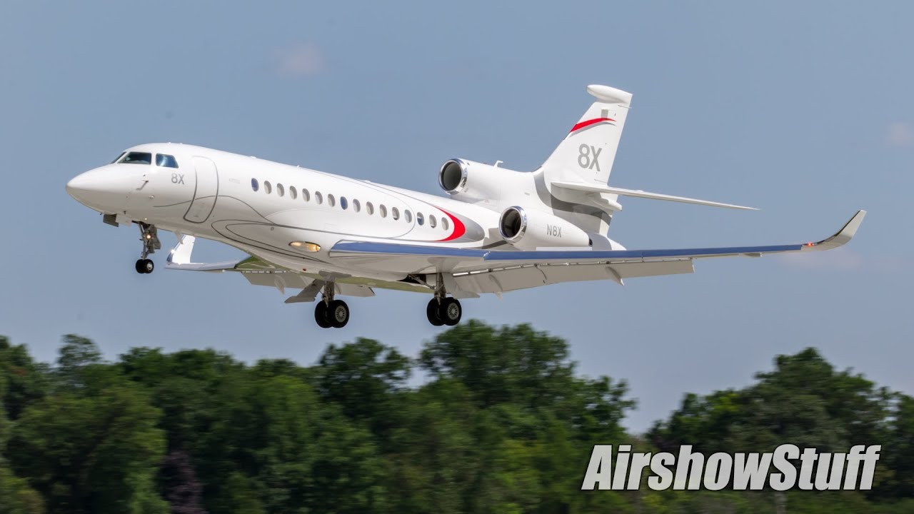 Dassault Falcon 8X Demo - EAA AirVenture Oshkosh 2017