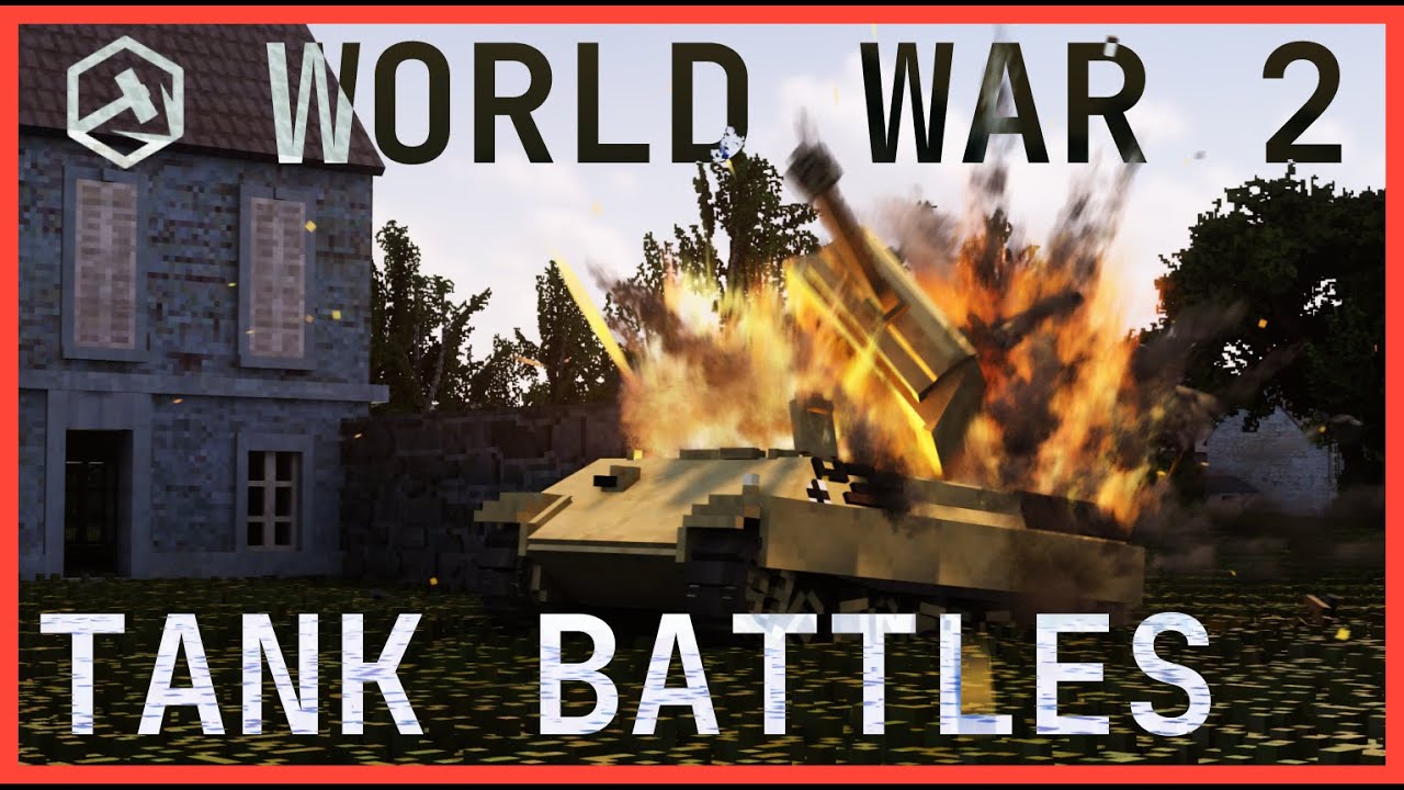 REALISTIC WORLD WAR II TANK BATTLES ⚔️ // TEARDOWN TABS MOD #war #gaming #ww2 #teardown #military