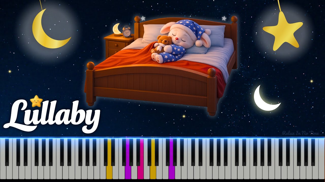 Lullaby For Toddlers To Go To Sleep 😴 Baby Sleep Music 💖 Simple Melodies - Relax In No Time TV